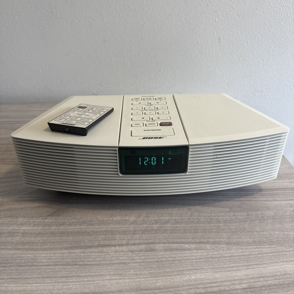 Bose Wave Radio AWR1‑1W & Remote – Tested Working AM/FM Tabletop Radio